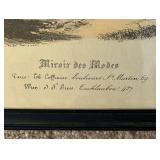 Vintage Miroir des Modes Magazine Print