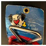 Tie Out Cable with Stake