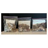 Three 300 Piece Puzzles including Hometown Pride, Cedar Nook Cottage and Brookside Hideaway 300 Piece Puzzles