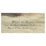 "Miroir des Modes" Print from Le Follet Magazine