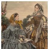 "Miroir des Modes" Print from Le Follet Magazine