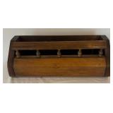 Vintage Wooden Candle Holders, Bowls, Display Shelf and More