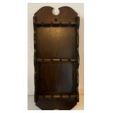 Vintage Wooden Candle Holders, Bowls, Display Shelf and More