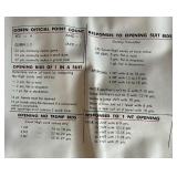 Chas H. Goren Bridge Table Cloth Game Board