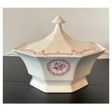 Vintage Independence Ironstone Covered Dish and Gravy / Sauce Server
