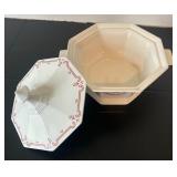 Vintage Independence Ironstone Covered Dish and Gravy / Sauce Server