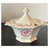 Vintage Independence Ironstone Covered Dish and Gravy / Sauce Server