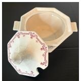 Vintage Independence Ironstone Covered Dish and Gravy / Sauce Server