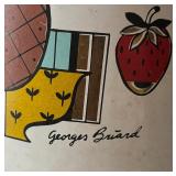 Vintage Georges Briard Ambrosia Enamelware Coffee Pot