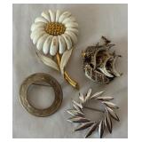 Four Beautiful Brooches