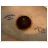 Vintage Planter Basket, Vase and Plates