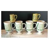 Variety of Irish Mugs