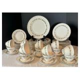 Vintage Royal Doulton Piedmont China Service for Twelve