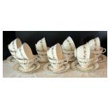 Vintage Royal Doulton Piedmont China Service for Twelve