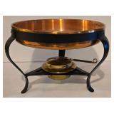 Pair of Vintage Copper Fondue Sets
