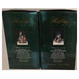 Pair of Dickens Keepsake Lighted Holiday Houses
