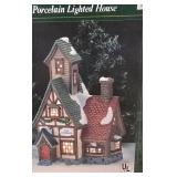 Pair of Dickens Keepsake Lighted Holiday Houses