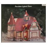 Pair of Dickens Keepsake Lighted Holiday Houses