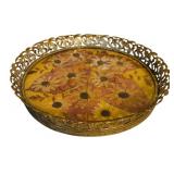 Vintage Fun! Vintage Floral Design Tray and Figurines