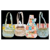 Cloth Floral Design Tote Bags