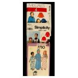 Variety of Vintage Patterns including Vintage Cabbage Patch Patterns, Costumes and More