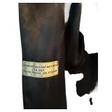 Vintage Long Fur Coat with Hood / Vintage Statement Long Fur Coat with Collar