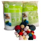 Variety of Yarn and Classic Fiber Fill