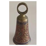 Vintage Potpourri Ball, Candleholders & Brass Bell Decor