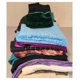 Diverse Fabric Grouping, including Lace, Velvet & More