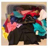 Large Bin of Varied Fabric Remnants