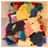 Large Bin of Fabric Remnants