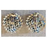 Rare 1958 Crown Trifari Jewelry Set / Vintage Crown Trifari Flowering Fern Set