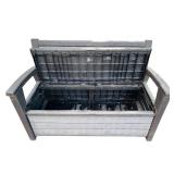 Keter Outdoor Grey Storage Bench