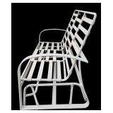 Outdoor Three Seat Metal Glider