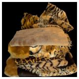 Lot of Fabric Remnants including Animal Prints