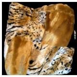 Lot of Fabric Remnants including Animal Prints