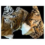 Lot of Fabric Remnants including Animal Prints