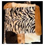 Lot of Fabric Remnants including Animal Prints