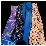 Handmade Fashion Long Infinity Scarves in Silk, Cotton and More