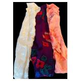 Handmade Fashion Long Infinity Scarves in Silk, Cotton and More