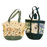 Variety of Fun Hand Crafted Cloth Tote Bags