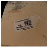 Vintage Faux Floral Arrangement and Hand Painted Floral Oil Painting