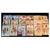 Assorted Vintage Sewing Patterns including Cinderella, Hannah Montana and More