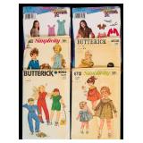 Assorted Vintage Sewing Patterns including Cinderella, Hannah Montana and More