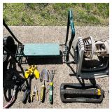 Lawn and Gardening Goodies Galore Including Sprinklers, Garden Tools, Hose Reels and More!