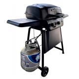 Char Broil Grill with Propane Tank and Utensils