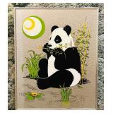 Vintage Turner Design Panda Bear Mirror 1970s