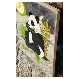 Vintage Turner Design Panda Bear Mirror 1970s