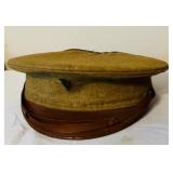 Vintage WWI Officers Visors Cap with Medical Pin