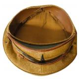 Vintage WWI Officers Visors Cap with Medical Pin